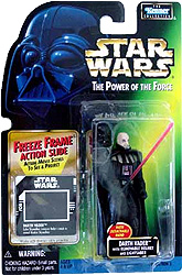 Darth Vader with removeable helmet and Freeze Frame Action Slide
