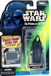 Emperor Palpatine Star Wars Action Figure with Freeze Frame Action Slide