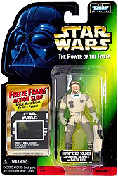 Hoth Rebel Soldier Star Wars Action Figure with Freeze Frame Action Slide
