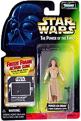Princess Leia Organa in Ewok Celebration Outfit with Freeze Frame Action Slide