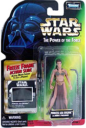 Princess Leia Organa as Jabba's Prisoner with Freeze Frame Action Slide (Slave Leia)