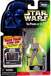 Lobot Star Wars Action Figure with Freeze Frame Action Slide