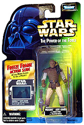 Weequay Star Wars Action Figure with Freeze Frame Action Slide